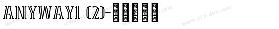 ANYWAY1 (2)字体转换